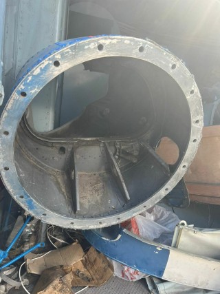 Tail and end beams of the Mi-8 helicopter for a model