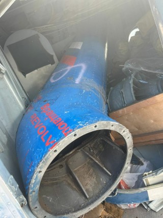 Tail and end beams of the Mi-8 helicopter for a model