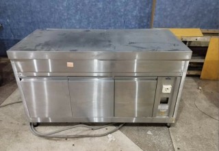 Delivery line, food warmer, counters