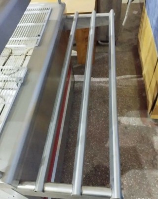 Delivery line, food warmer, counters