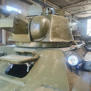 Tank T-34-76, copy on the move