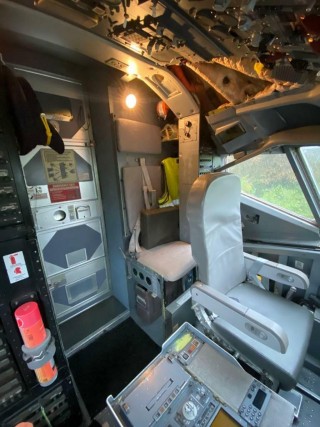 Fuselage, salon, cockpit of a Boeing 737 aircraft, rental