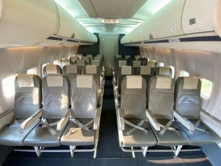 Fuselage, salon, cockpit of a Boeing 737 aircraft, rental