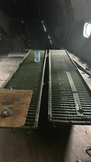 Ramp from the An-12 aircraft