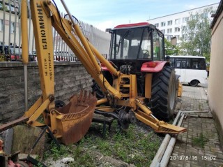 Backhoe loader MTZ 92P / Belarus