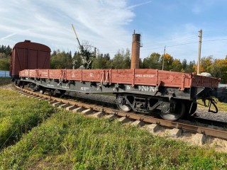 Car with a mock-up of the S-60 installation, rental