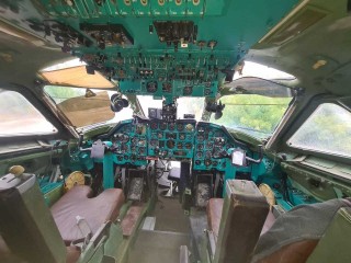 Cabin with part of the fuselage Tu-134