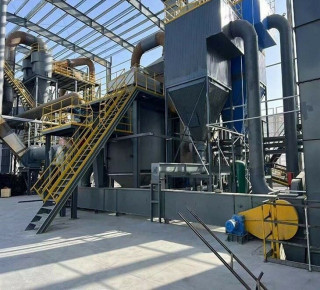 Beta-gypsum production line