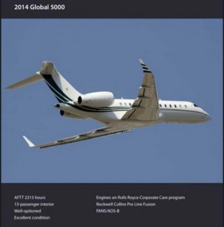 Airplane Global 5000