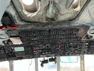 Cabin from the Mi-8 helicopter
