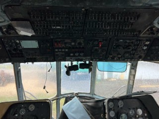 Cabin from the Mi-8 helicopter