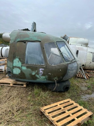 Cabin from the Mi-8 helicopter