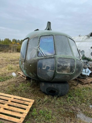 Cabin from the Mi-8 helicopter