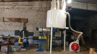 Drying and briquetting line