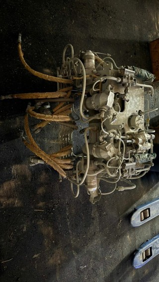 Panel of hydraulic units for Mi-8T