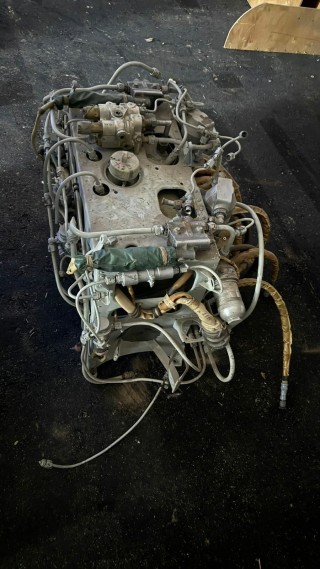 Panel of hydraulic units for Mi-8T