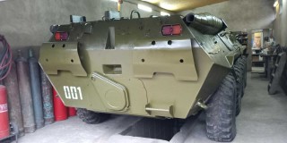 BTR-80 for installation on a pedestal