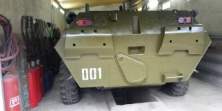 BTR-80 for installation on a pedestal