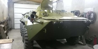 BTR-80 for installation on a pedestal