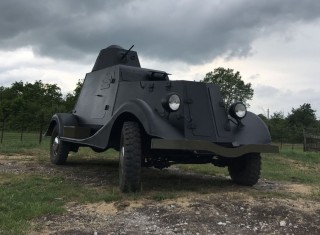 BA-20, armored car replica