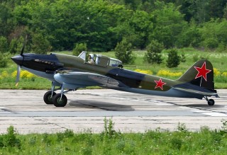 Il-2 attack aircraft, replica