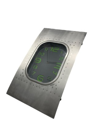 Boeing airplane fuselage clock