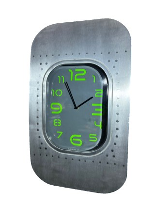 Boeing airplane fuselage clock