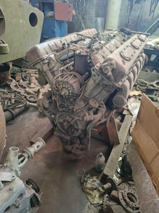 V-2 engine from the T-34 tank