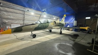 Airplane L-39 aviation monument