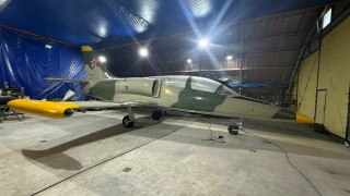 Airplane L-39 aviation monument