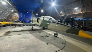 Airplane L-39 aviation monument