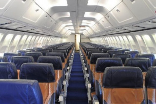 The Boeing 737-300, charged