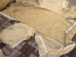 Set of covers for Mi-2 helicopter