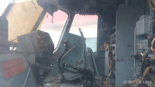 Mi-8 helicopter on a pedestal