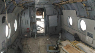 Mi-8 helicopter on a pedestal