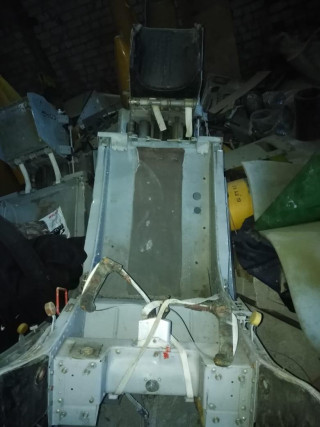 The cockpit of the L-39 aircraft