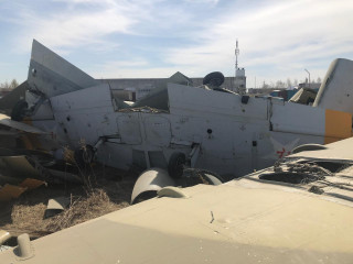 The cockpit of the L-39 aircraft