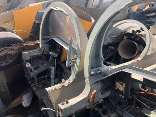 The cockpit of the L-39 aircraft