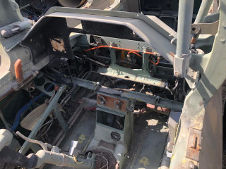 The cockpit of the L-39 aircraft