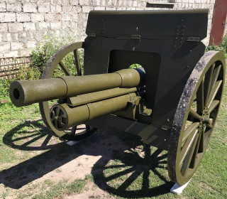 76-mm field gun, three-inch (model)