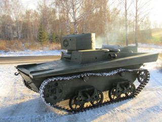 Tank T-37A, replica
